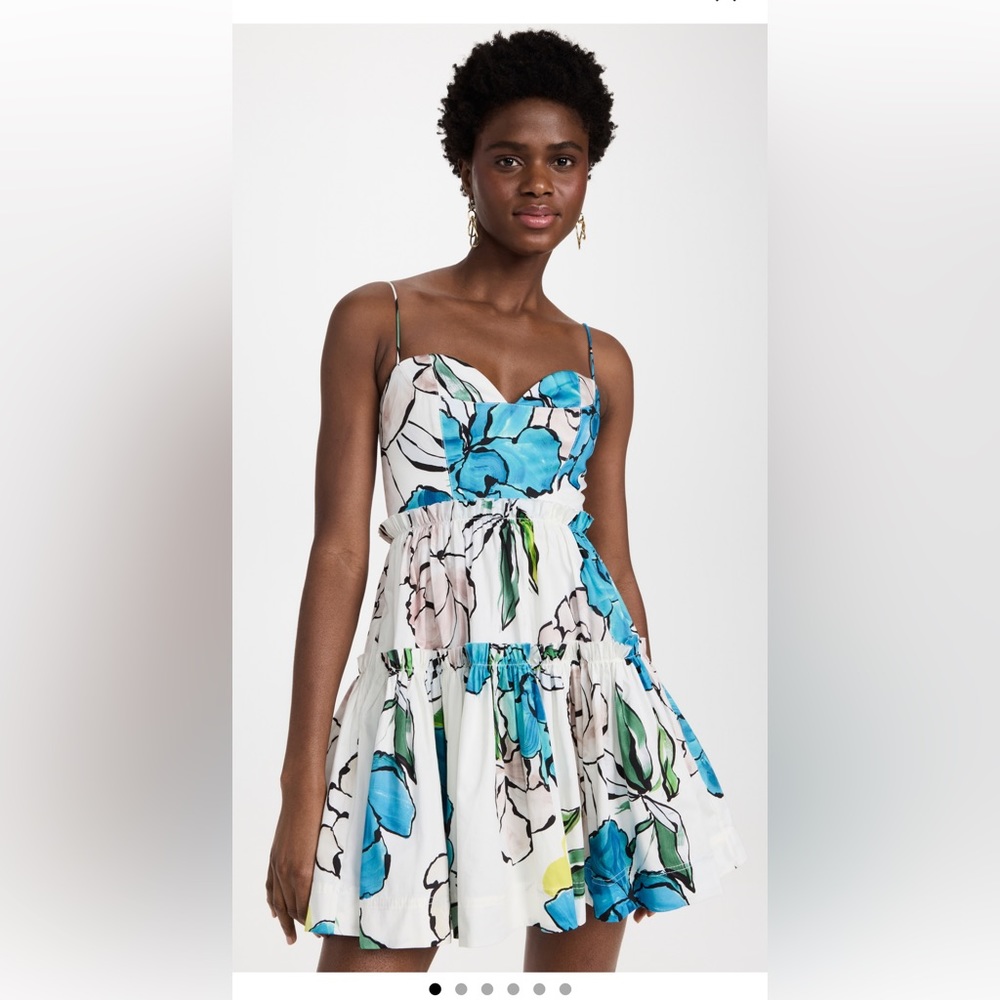 Aje Maya Tiered Mini Dress